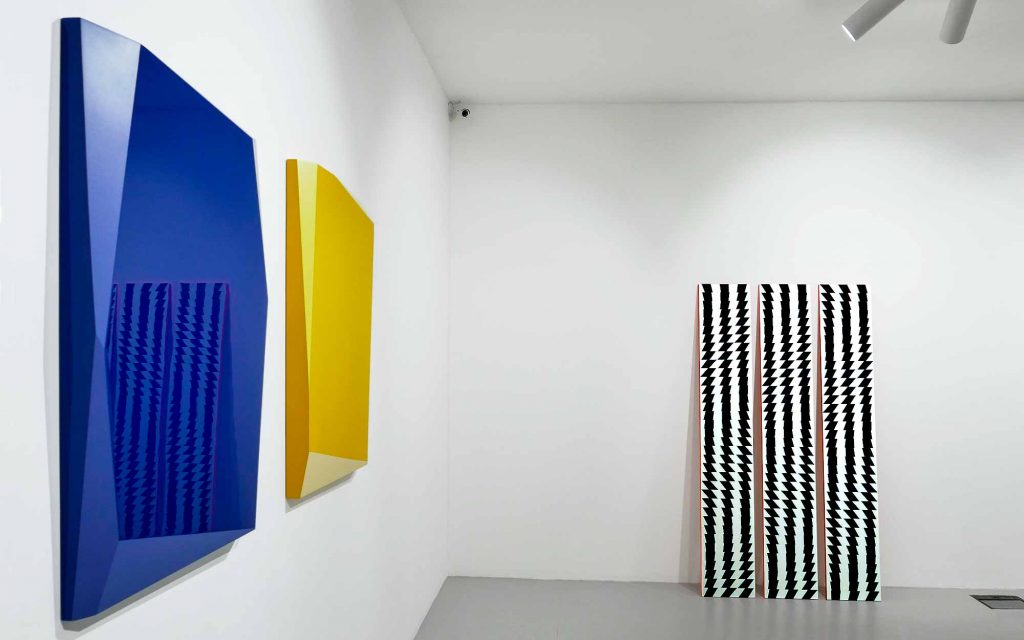 Artists Lars Wolter and Morrissey & Hancock in Hard Painting x2 an exhibition at Phoenix Artspace, Brighton. Curated by Philip Cole, Della Gooden, Ian Boutell, Stig Evans and Patrick O'Donnell.