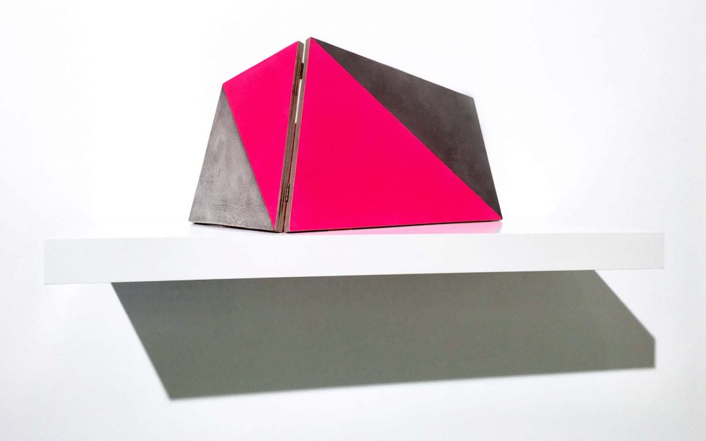 Artist Patrick O'Donnell in Hard Painting x2 at Phoenix Artspace, Brighton. Curated by Philip Cole, Della Gooden, Ian Boutell, Stig Evans and Patrick O'Donnell. Phot courtesy of The Redfern Gallery, London