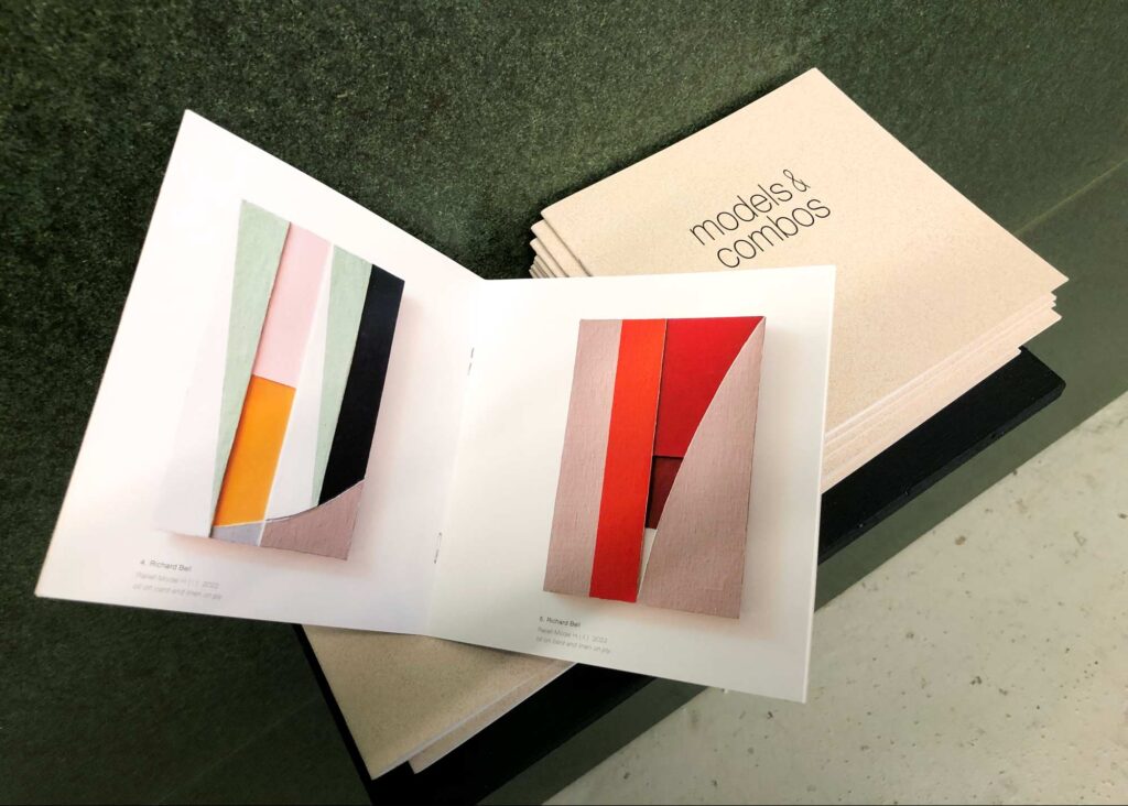 Models & Combos is a publication exploring studio processes. Texts by Della Gooden and Richard Bell.