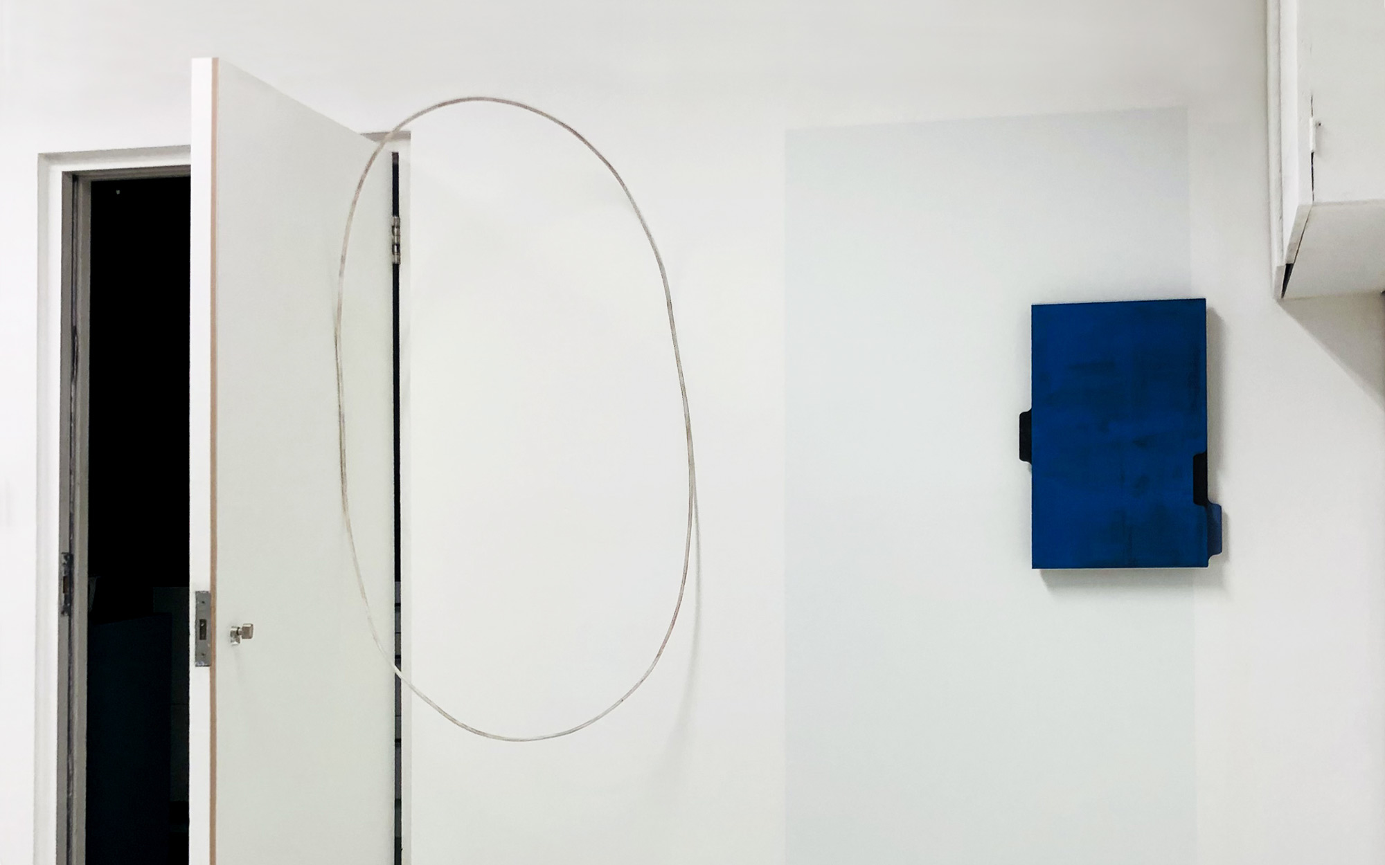 [Work 1] by Della Gooden. Site responsive work at RAUMX London