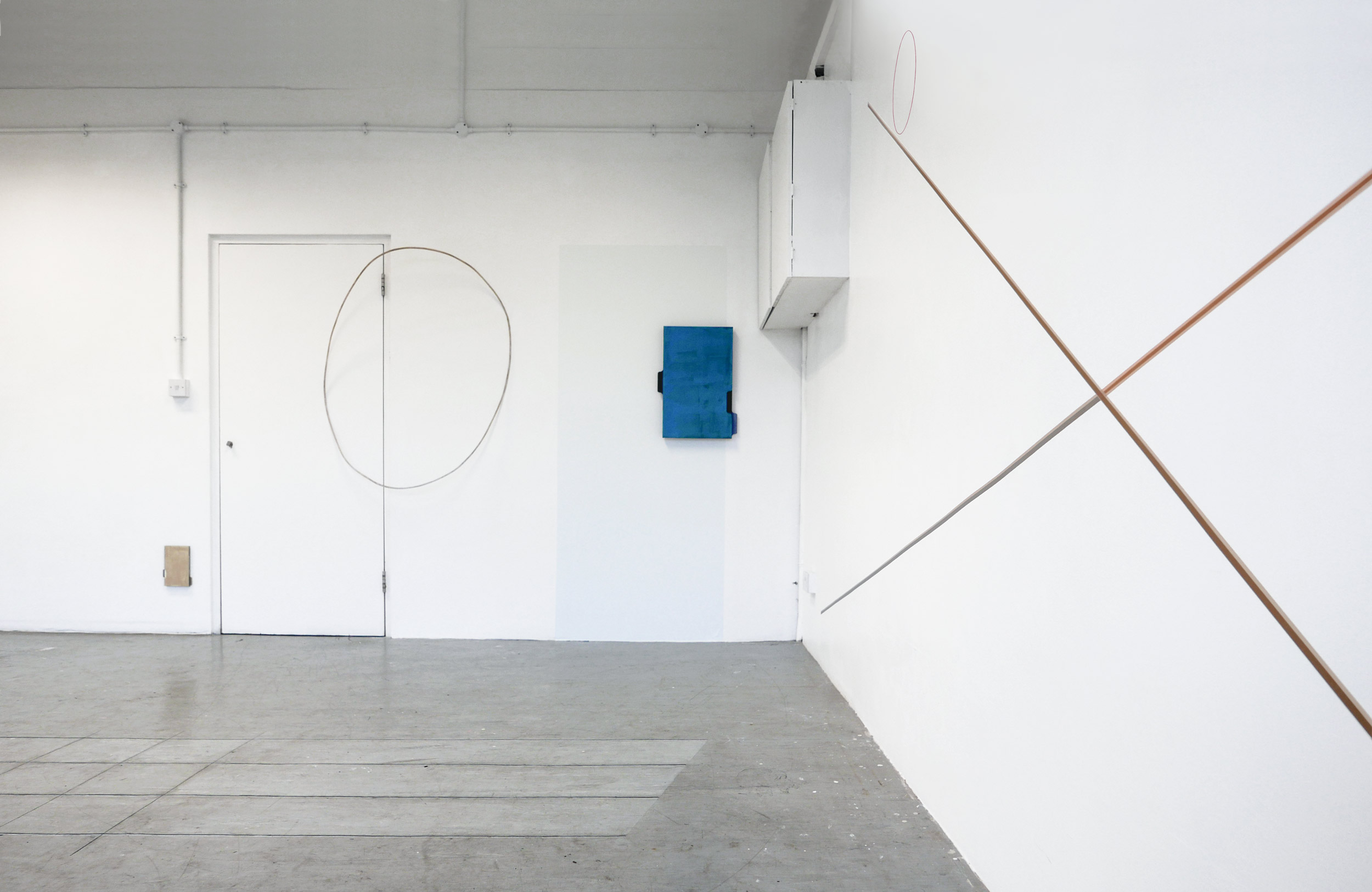 Moyra Derby and Della Gooden at RAUMX London - Installation shot of exhibition 'In Correspondence'
